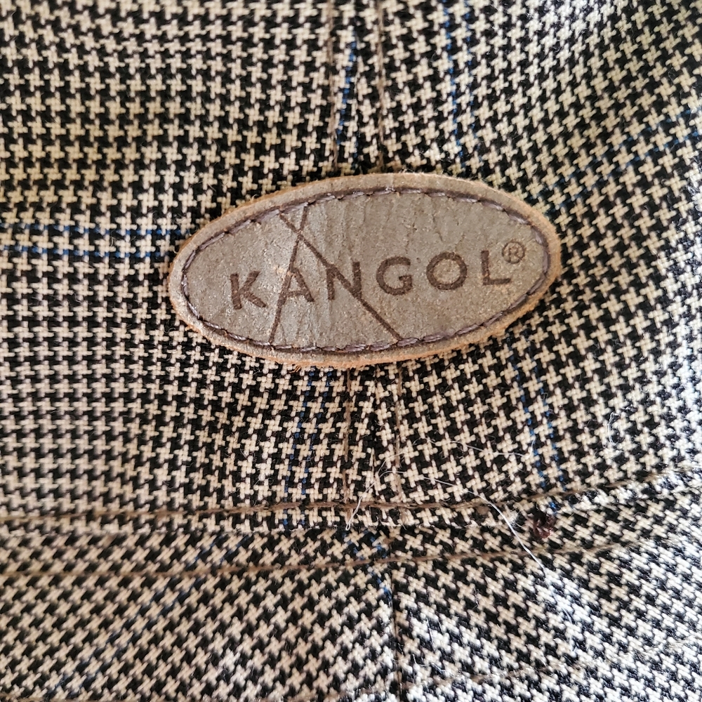Tan Kangol Print Bucket Hat